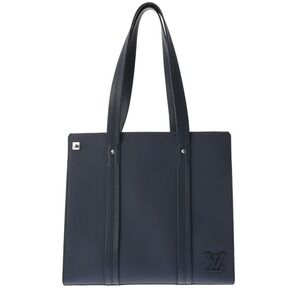 Louis Vuitton LV Aerogramme Take Off Tote Navy Blue Grained Calf Leather Bag